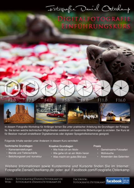 Digitalfotografie Einführungskurs Digitalfotografie Einführungskurs
